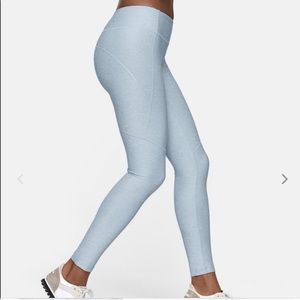 Outdoor Voices 3/4 Warmup Leggings in Blue Quartz